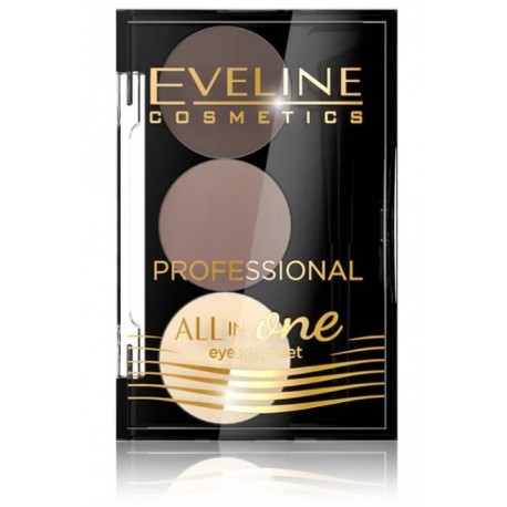 Eveline All In One Eyebrow kulmuvärv ja -vaha 1,7 g