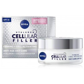 NIVEA Hyaluron Cellular Filler + Firming SPF15 päevane näokreem küpsele nahale