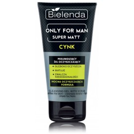 Bielenda ONLY FOR MEN Super Mat Cleansing Gel kooriv geel meestele