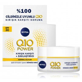 NIVEA Q10 Power Anti-Wrinkle Moisturizing SPF30 päevane näokreem normaalsele nahale