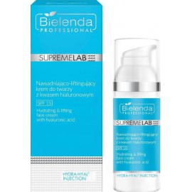 Bielenda Professional SupremeLab Hydrating & Lifting Face Cream With Hyaluronic Acid SPF15 тонизирующий крем для лица