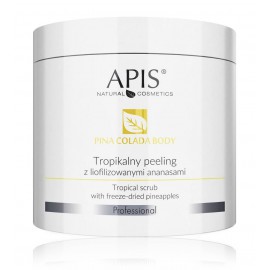 Apis Pina Colada Body Tropical Scrub kehakoorija kuivatatud ananassiga