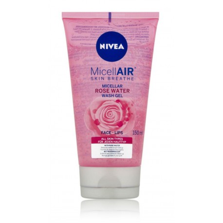 Nivea MicellAIR Rose Water Micellar Wash Gel мицеллярное очищающее средство для лица