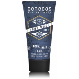 Benecos Natural Care Men's 3 in 1 Body Wash Gel гель для душа для мужчин