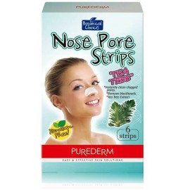 Purederm Nose Pore Strips Tea Tree пластыри для очистки носа с чайным деревом