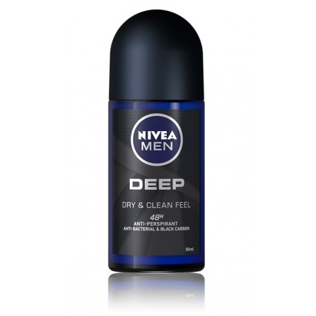 Nivea Men Deep Dry & Clean шариковый антиперспирант для мужчин