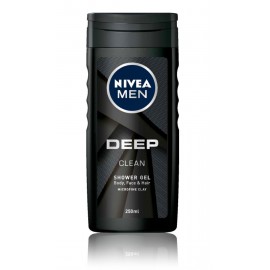 Nivea Men Deep Clean Shower Gel гель для душа для мужчин