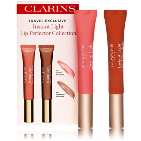 Clarins Instant Light Natural Lip Perfector набор блесков для губ 