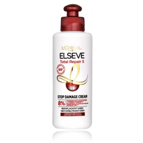 L'oreal Elseve Total Repair 5 Stop Damage taastav kreem kahjustatud juustele