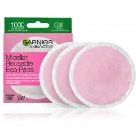 Garnier Skin Active Ultra Soft Dry Make-Up Removal Pads многоразовые диски для снятия макияжа