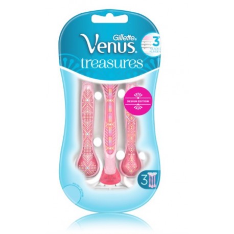 Gillette Venus Treasures одноразовые бритвы для женщин