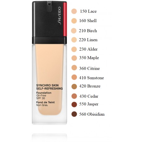 Shiseido Synchro Skin Self-Refreshing Foundation SPF30 jumestuskreem