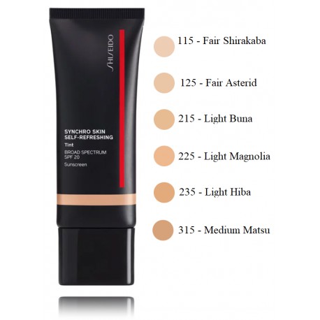 Shiseido Synchro Skin Self-Refreshing Tint SPF 20 jumestuskreem