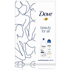 Dove Beauty For All набор для женщин (гель для душа 250 мл. + спрей-антиперспирант 75 мл.)