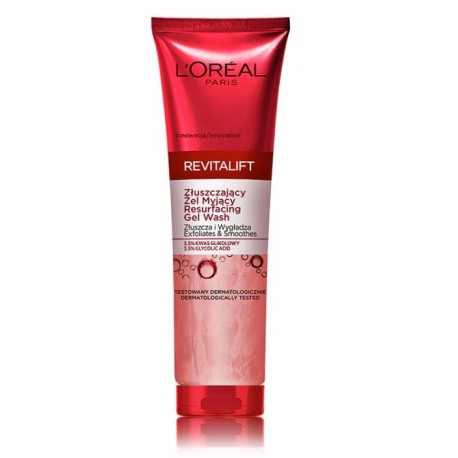 L'oreal Revitalift Glycolic Resurfacing Gel Wash kooriv näopuhastusvahend