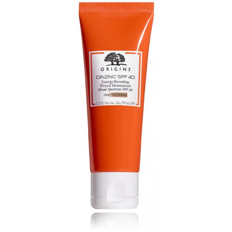 Origins Ginzing SPF 40 Energy-Boosting Tinted Moisturizer бодрящее тонирующее увлажняющее средство для лица