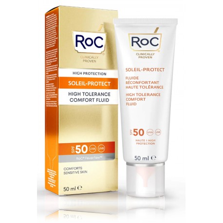 ROC Soleil-Protect High Tolerance SPF50+ päikesekaitsevedelik näole