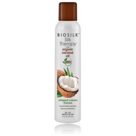 Biosilk Silk Therapy Organic Coconut Oil Whipped Volume Mousse пенка для объема волос с кокосовым маслом