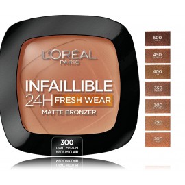 L'oreal Infaillible 24H Fresh Wear Matte Bronzer бронзирующая пудра с матовым эффектом