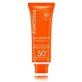 Lancaster Sun Sensitive Oil-Free Milky Fluid SPF50 päikesekaitsevedelik näole