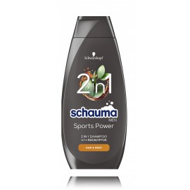 Schwarzkopf Schauma Men Sports Power 2in1 шампунь для мужчин