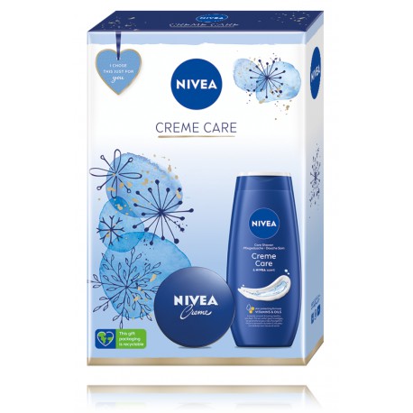 Nivea Care набор для ухода за телом (75 мл крем + 250 мл крем для душа)