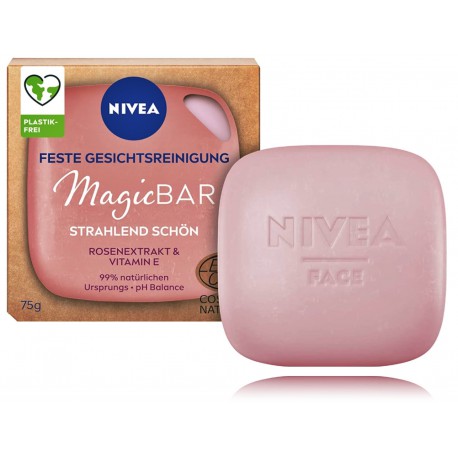 Nivea Magic Bar Radiance Cleansing Rose Extract & Vitamin E tahke näopesu