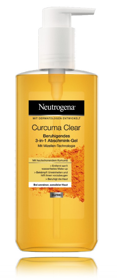 Neutrogena Curcuma Clear 3-In-1 Micellar Gel 200 Ml, Veela
