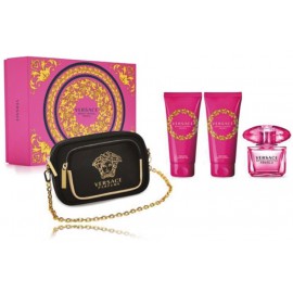 Versace Bright Crystal Absolu komplekt naistele (EDP 90 ml + kehakreem 100 ml + dušigeel 100 ml + käekott)