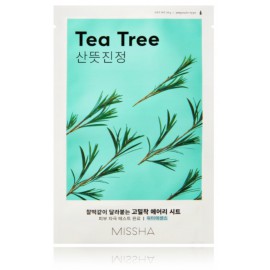 Missha Airy Fit Sheet Mask Green Tea kangasmask rohelise tee ekstraktiga