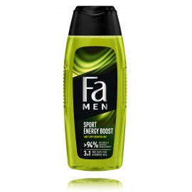 FA Men Sport Energy Boost Body & Hair & Face 3in1 гель для душа для мужчин