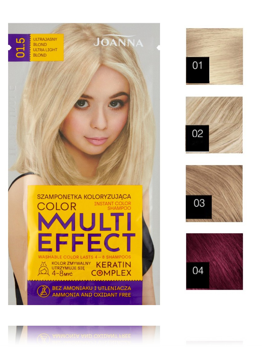 JOANNA Multi Effect Keratin Complex Color Instant окрашивающий шампунь