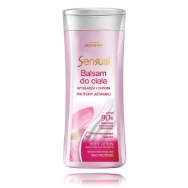 Joanna Sensual Body Lotion разглаживающий и защитный лосьон для тела с протеинами шелка