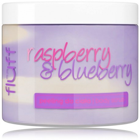 Fluff Raspberry & Blueberry скраб для тела с сахаром