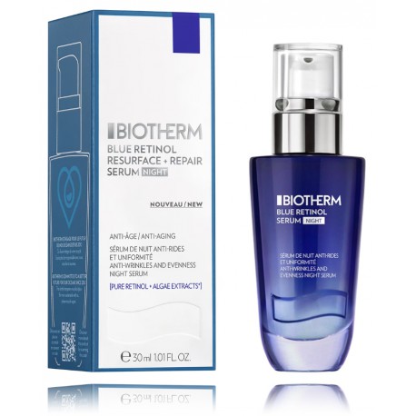 Biotherm Blue Retinol Night Serum восстанавливающая ночная сыворотка для лица