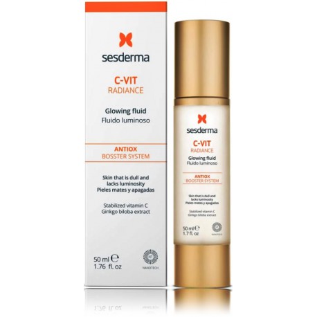 Sesderma C-VIT Radiance Glowing Fluid придающий сияние флюид для тусклой и изменившей цвет кожи