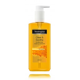 Neutrogena Clear & Soothe Micellar Jelly Make-Up Remover geelmeigieemaldaja normaalsele ja tundlikule näonahale