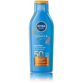 Nivea Sun Protect & Bronze SPF50 защитный лосьон для тела, способствующий естественному загару