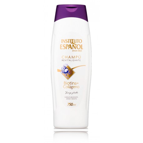 Instituto Español Biotin + Collagen Revitalizing Shampoo värskendav juuksešampoon biotiini ja kollageeniga