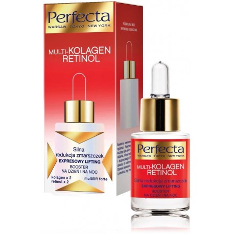 Perfecta Multi-Kolagen Retinol Booster tõstev päeva- ja öine näoseerum