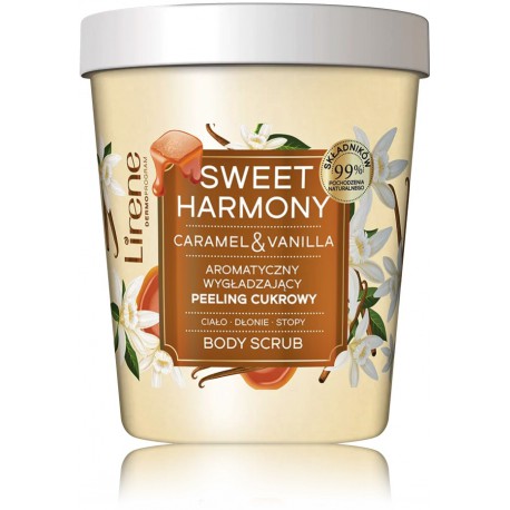 Lirene Sweet Harmony Caramel & Vanilla siluv suhkruga kehakoorija