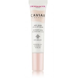 Dermacol Caviar Energy Anti-Aging Eye & Lip Cream senėjimą stabdantis paakių ir lūpų srities kremas