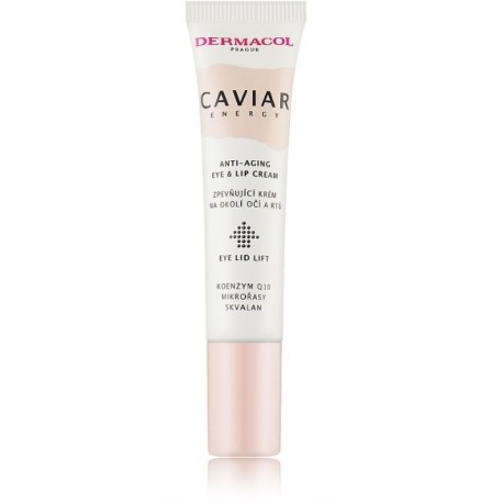 Dermacol Caviar Energy Anti-Aging Eye & Lip Cream vananemisvastane silma- ja huulekreem