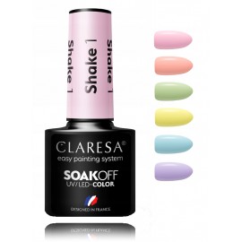 Claresa Soak Off UV/LED Color Shake стойкий гибридный лак для ногтей