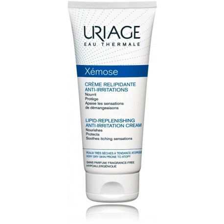 Uriage Xemose Lipid-Replenishing липидовосполняющий успокаивающий крем для атопической и очень сухой кожи.