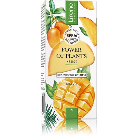 Lirene Power of Plants Mango SPF30 бодрящий крем для лица