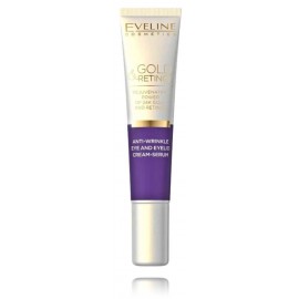 Eveline Gold &Retinol Anti-Wrinkle silma- ja silmalaugude kreem-seerum