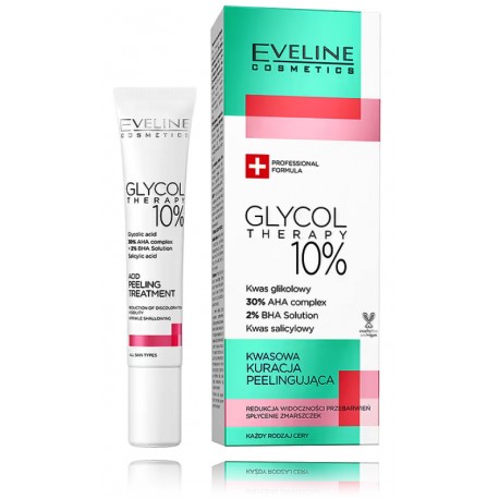 Eveline Glycol Therapy 10% Acid Peeling Treatment кислотный скраб для лица