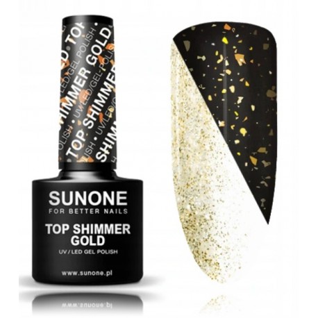 SUNONE Top Shimmer No Wipe Gold pealislakk