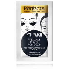 PERFECTA Eye Patch stangrinamoji paakių kaukė su aktyvinta anglimi